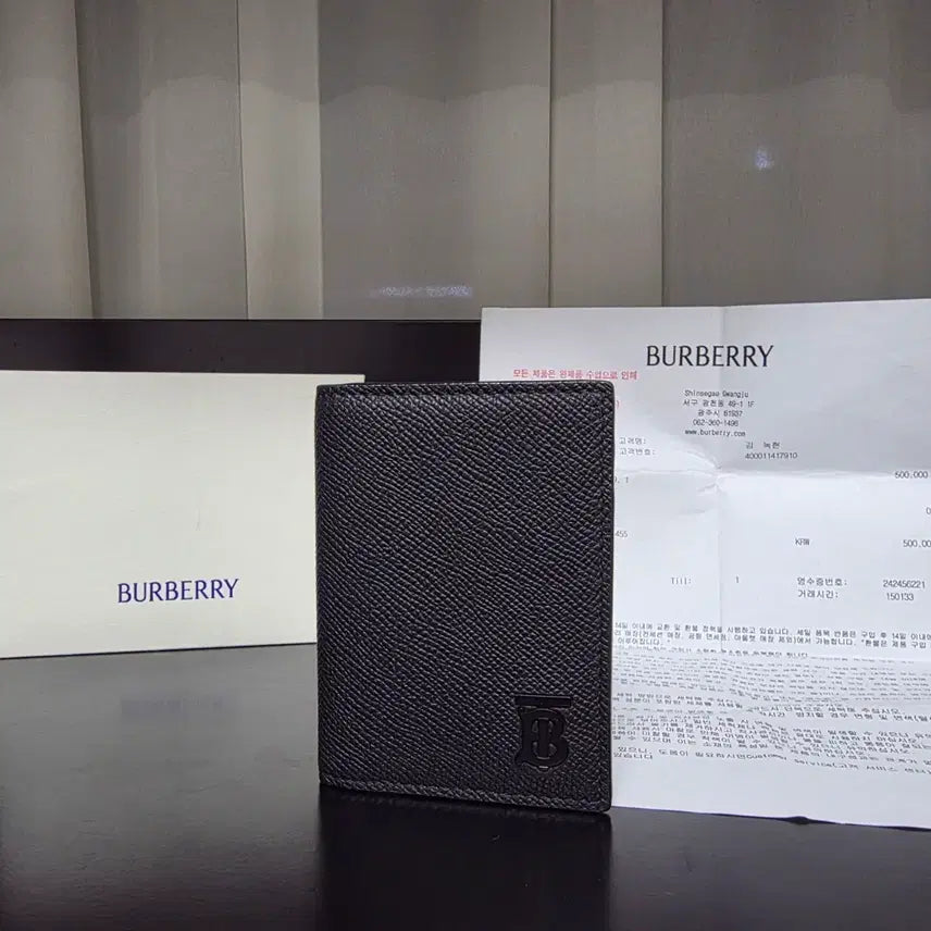 [BUNJANG] Closet Burberry TB Logo Organizer Card Wallet / {클로젯}[인보이스]버버리 TB로고 오거나이저 카드지갑