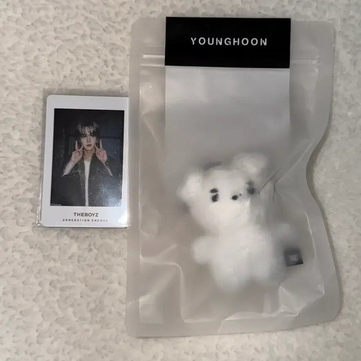 [BUNJANG] The Boyz Younghoon Concert MD Mini Doll Photocard Set / 포카 포함 더보이즈 영훈 제너레이션 앙콘 MD 미니 인형 엠디