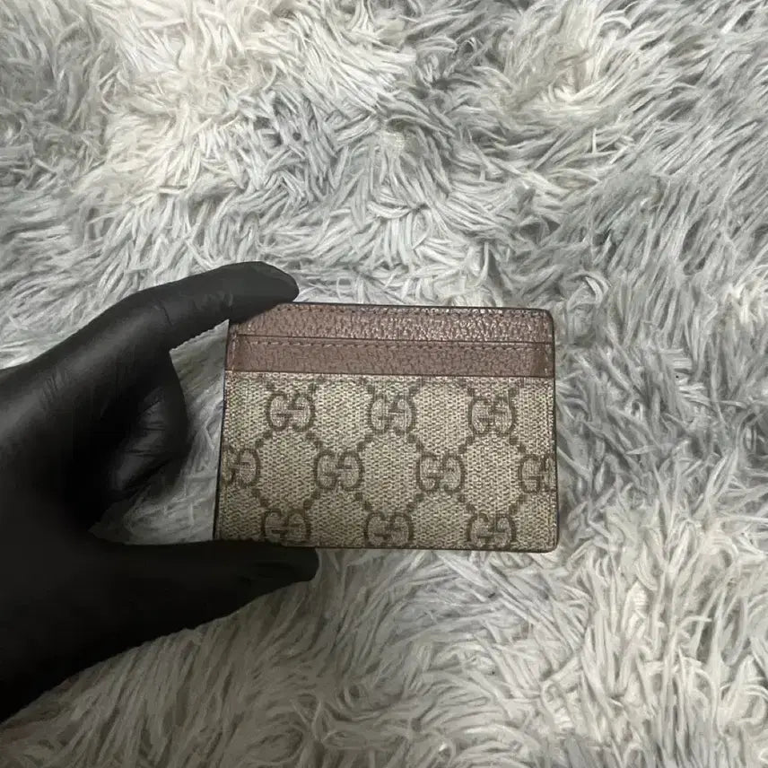 [BUNJANG] Gucci GG Ophidia Canvas Card Holder Brown / 구찌 GG 오피디아 카드지갑