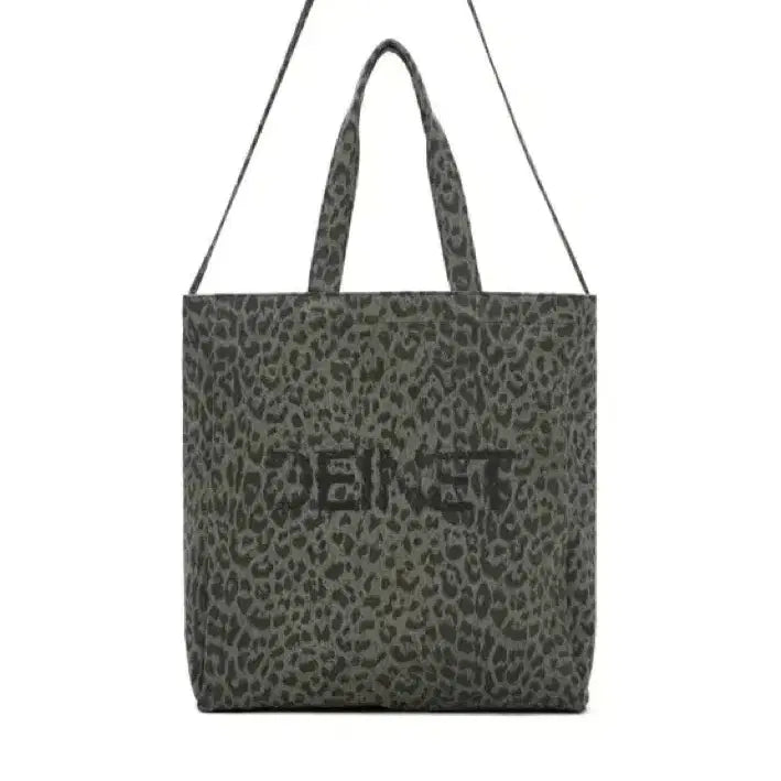 [SOLD OUT] 다이닛 레오파드 에코백 카키