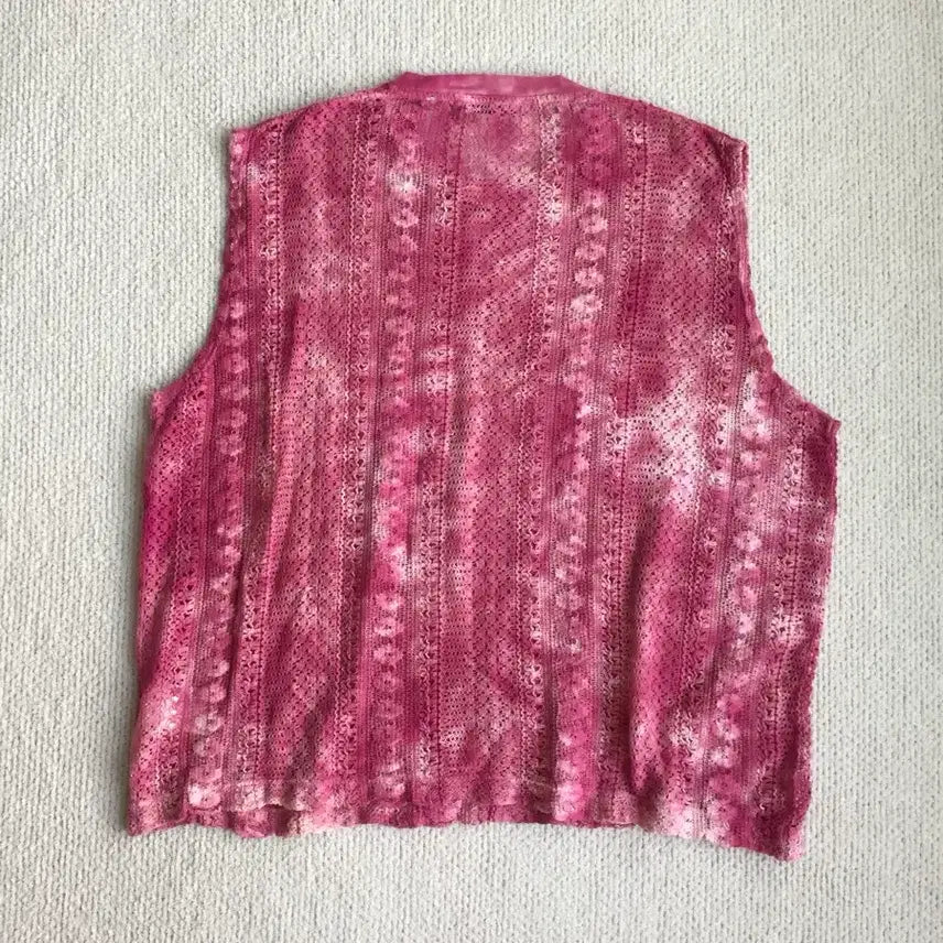 [BUNJANG] Our Legacy Box Sleeveless Dying Cotton Crochet Top / 아워레가시 박스 슬리브리스 다잉 코튼 크로셰