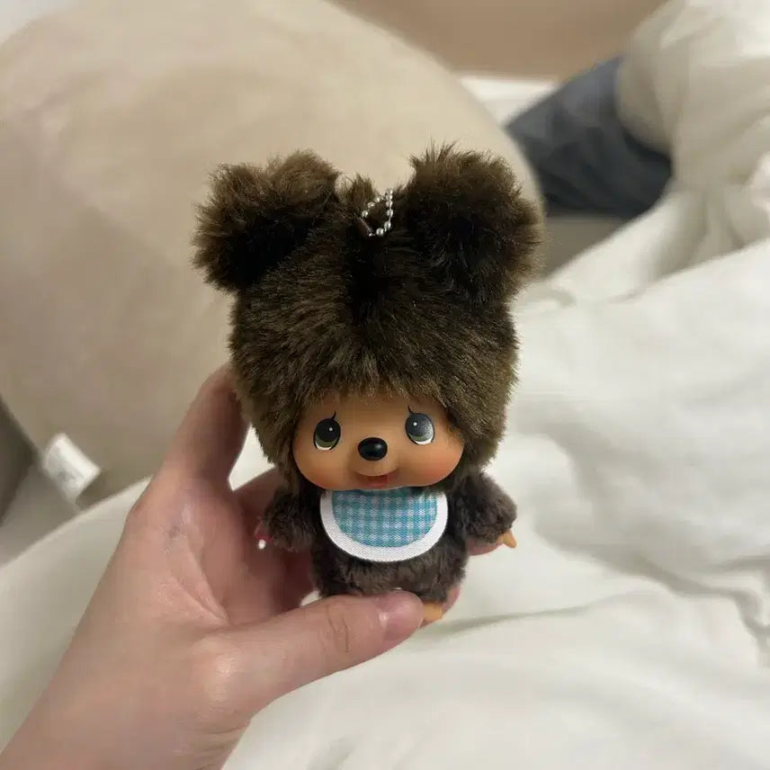 [BUNJANG] Monchhichi Kuma Big Head Plush Doll / 몬치치 빅헤드 쿠마