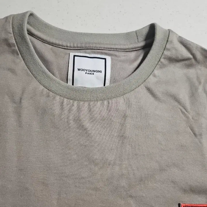 [BUNJANG] Wooyoungmi Back Logo Short Sleeve T-Shirt Size 46 / 46 우영미 백로고 반팔티셔츠