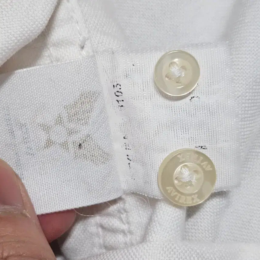 [BUNJANG] Avirex 00s White Oxford Shirt / 아비렉스 00s 화이트 옥스퍼드 셔츠. L사이즈