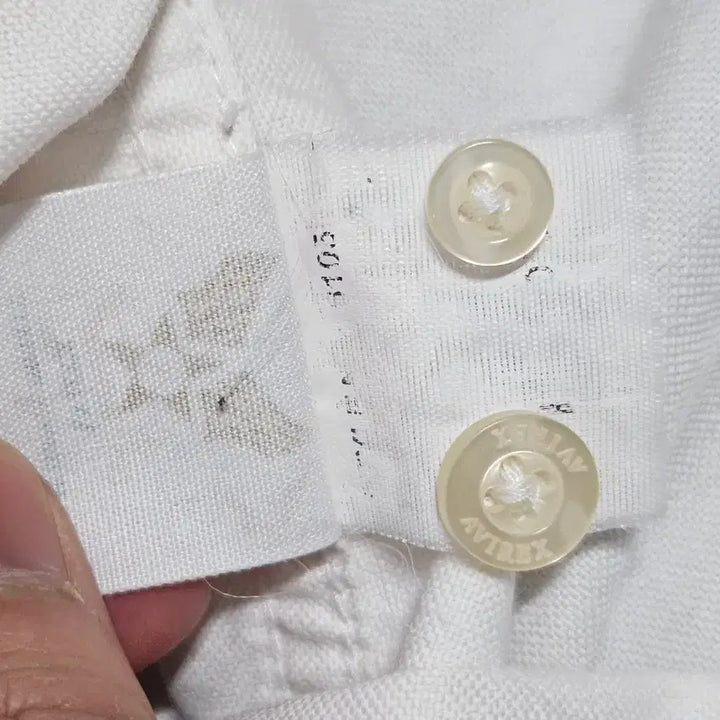 [BUNJANG] Avirex 00s White Oxford Shirt / 아비렉스 00s 화이트 옥스퍼드 셔츠. L사이즈