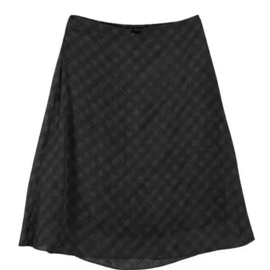 [BUNJANG] Lekim Check Midi Chiffon Skirt / 릿킴체크미디쉬폰스커트쉬폰스커트여름스커트여름치마체크스커트