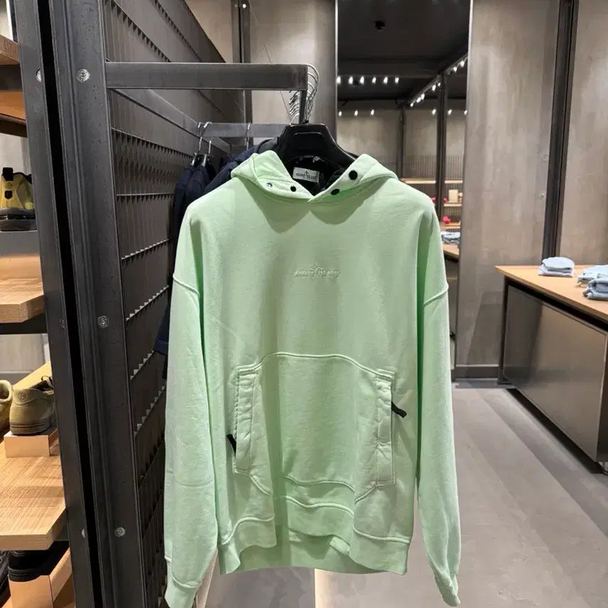 [BUNJANG] Stone Island Fluorescent Green Hoodie / [영국구매대행]스톤아일랜드 라스트 한점 핫딜!! 형광그린 고퀄리티 후드!