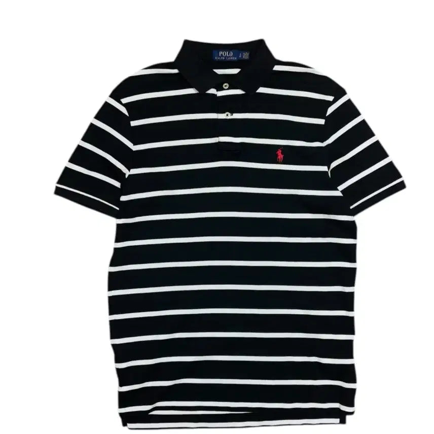 [SOLD OUT] 폴로 랄프로렌 블랙 스트라이프 카라티 반팔