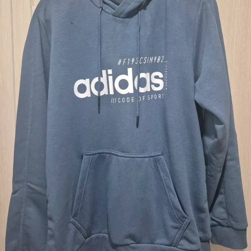 [SOLD OUT] 아디다스 후드티 블루 XL (한번입고 보관한 거의 새상품)