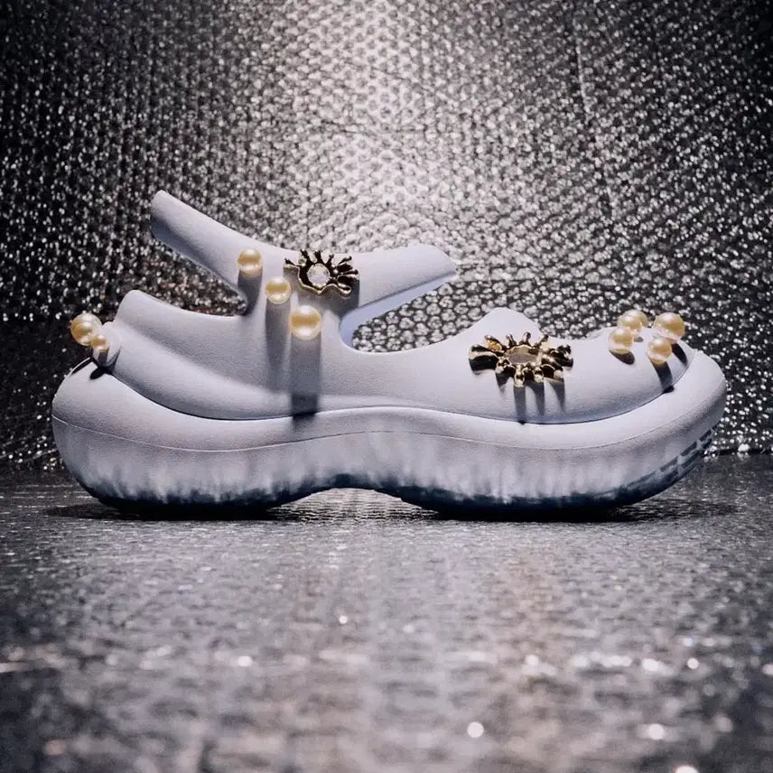 [BUNJANG] Crocs Paedra Embellished Mary Jane Dreamscape / [240] 크록스 파에드라 엠벨리시드 메리제인 드림스케이프