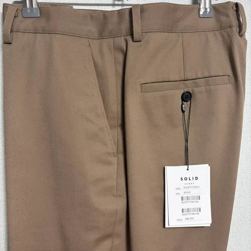 [BUNJANG] Solid Homme Turn-up Chino Pants / [52]솔리드옴므 턴업 치노팬츠 새상품