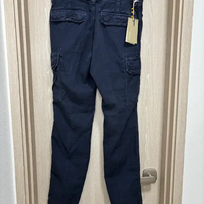 [BUNJANG] Incotex Slim Fit Linen Cotton Cargo Pants Navy / 새상품)인코텍스 슬림핏 린넨 코튼 카고팬츠31/네이비