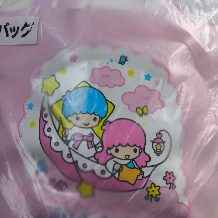 [BUNJANG] Little Twin Stars Kiki &amp; Lala Pink Bag / 미개봉, 2025 리틀트윈스타 키키라라 쿠지 3등 가방