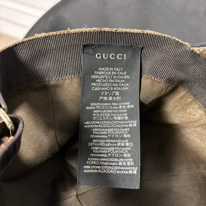 [BUNJANG] Gucci GG Logo Baseball Cap / 구찌 GG 로고 볼캡 모자 L