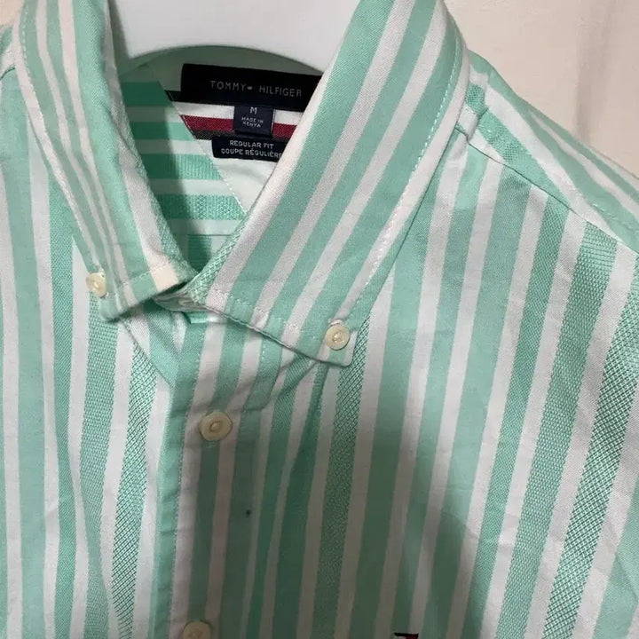 [SOLD OUT] 타미힐피거 스트라이프 셔츠 민트M