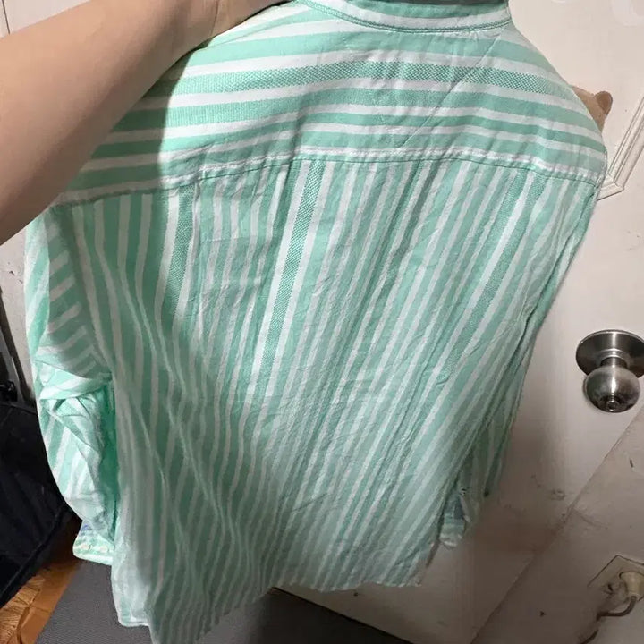 [SOLD OUT] 타미힐피거 스트라이프 셔츠 민트M