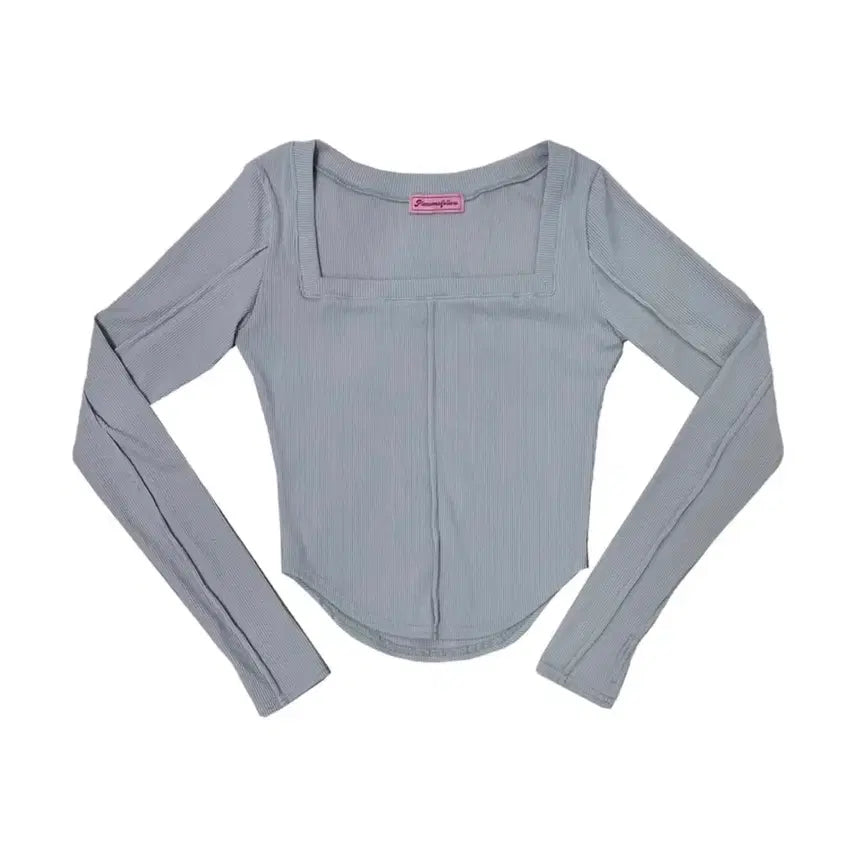 [BUNJANG] Pleasedonotfollow Bobby Top Light Grey / 플리즈노팔로우 바비탑 라이트 그레이