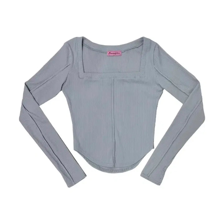 [BUNJANG] Pleasedonotfollow Bobby Top Light Grey / 플리즈노팔로우 바비탑 라이트 그레이