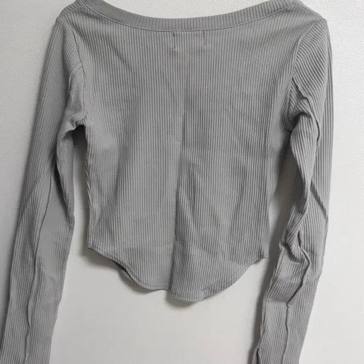 [BUNJANG] Pleasedonotfollow Bobby Top Light Grey / 플리즈노팔로우 바비탑 라이트 그레이