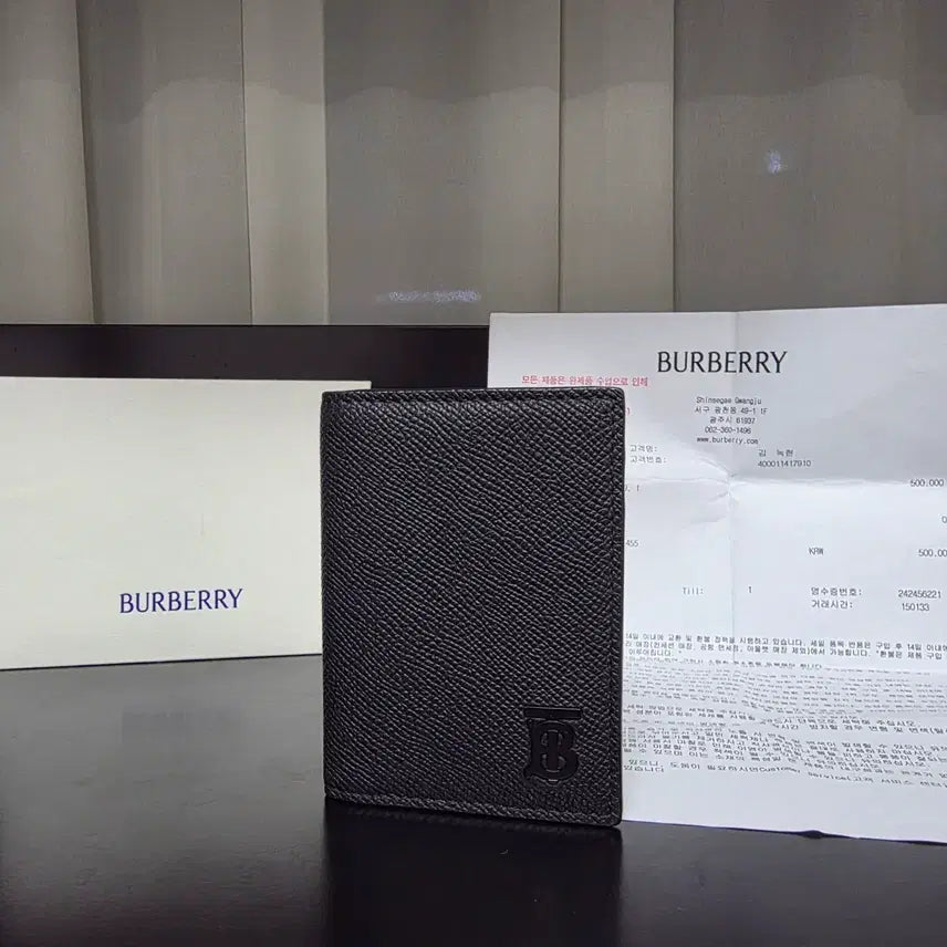 [BUNJANG] Closet Burberry TB Logo Organizer Card Wallet / {클로젯}[인보이스]버버리 TB로고 오거나이저 카드지갑