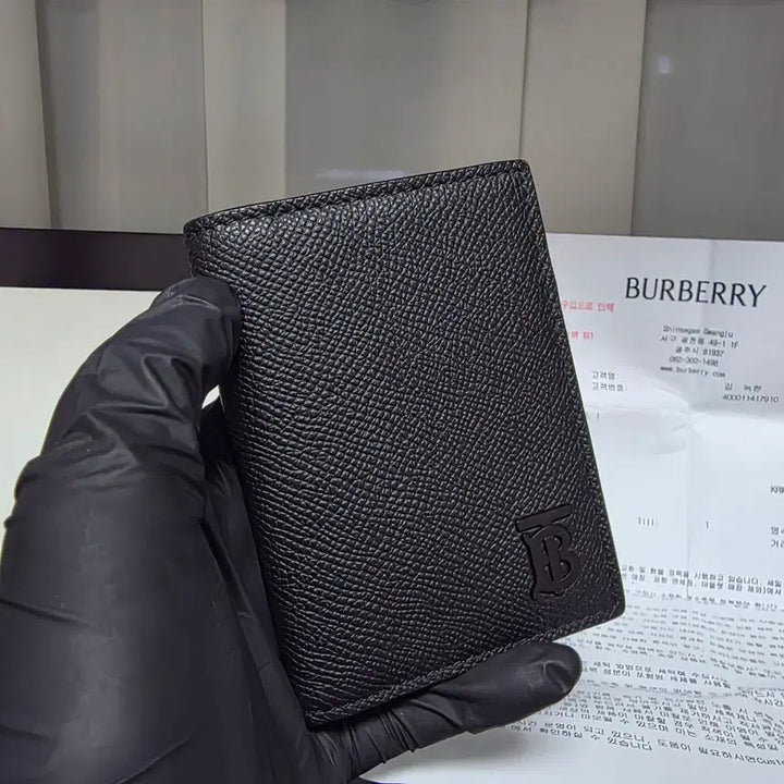 [BUNJANG] Closet Burberry TB Logo Organizer Card Wallet / {클로젯}[인보이스]버버리 TB로고 오거나이저 카드지갑