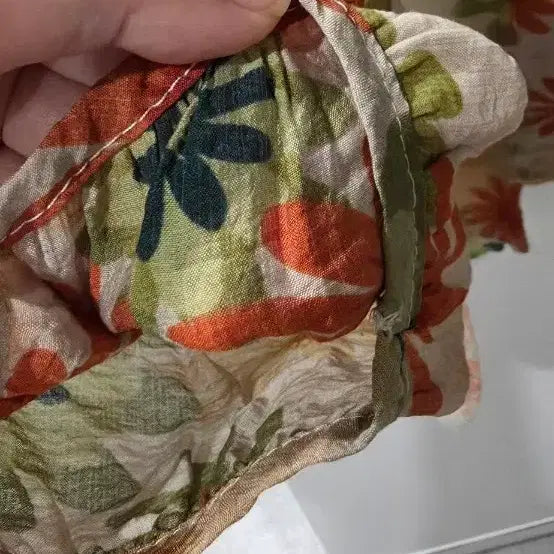 [BUNJANG] Floral Pattern Blouse / 플라워 패턴 블라우스 7부