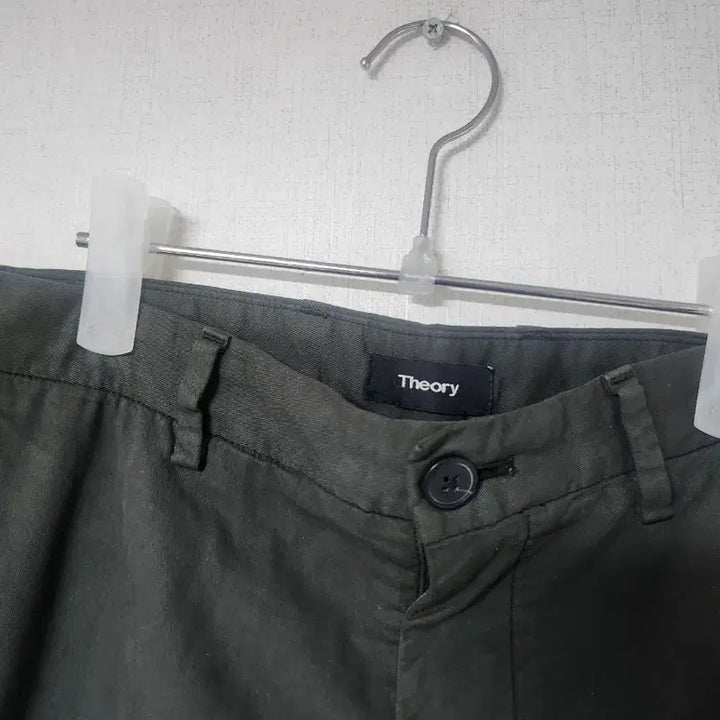 [BUNJANG] Theory Khaki Cotton Pants / 띠어리 카키 면바지