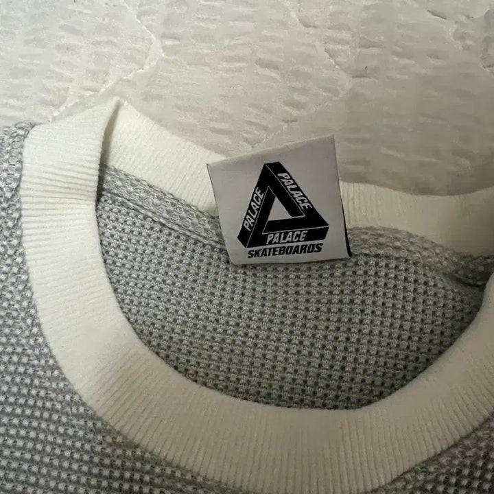 [BUNJANG] Palace Two-Tone Waffle Long Sleeve Shirt / 팔라스 투톤 와플 롱슬리브 화이트 25SS