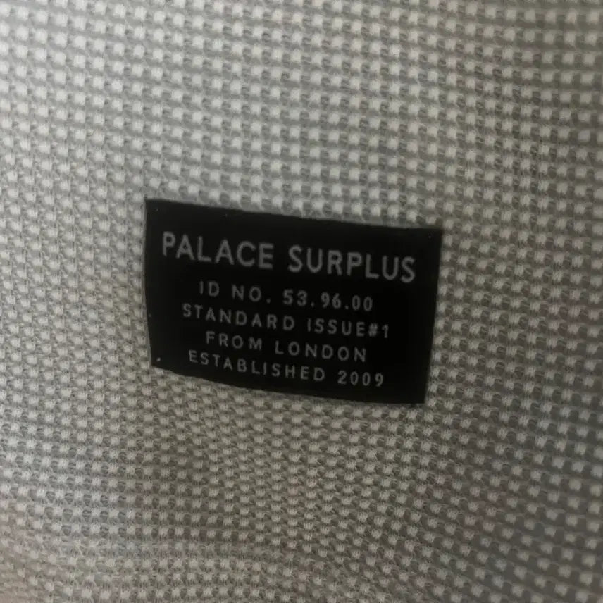[BUNJANG] Palace Two-Tone Waffle Long Sleeve Shirt / 팔라스 투톤 와플 롱슬리브 화이트 25SS