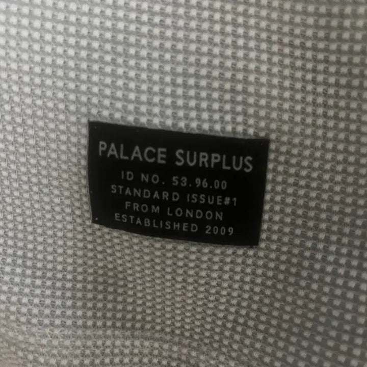 [BUNJANG] Palace Two-Tone Waffle Long Sleeve Shirt / 팔라스 투톤 와플 롱슬리브 화이트 25SS