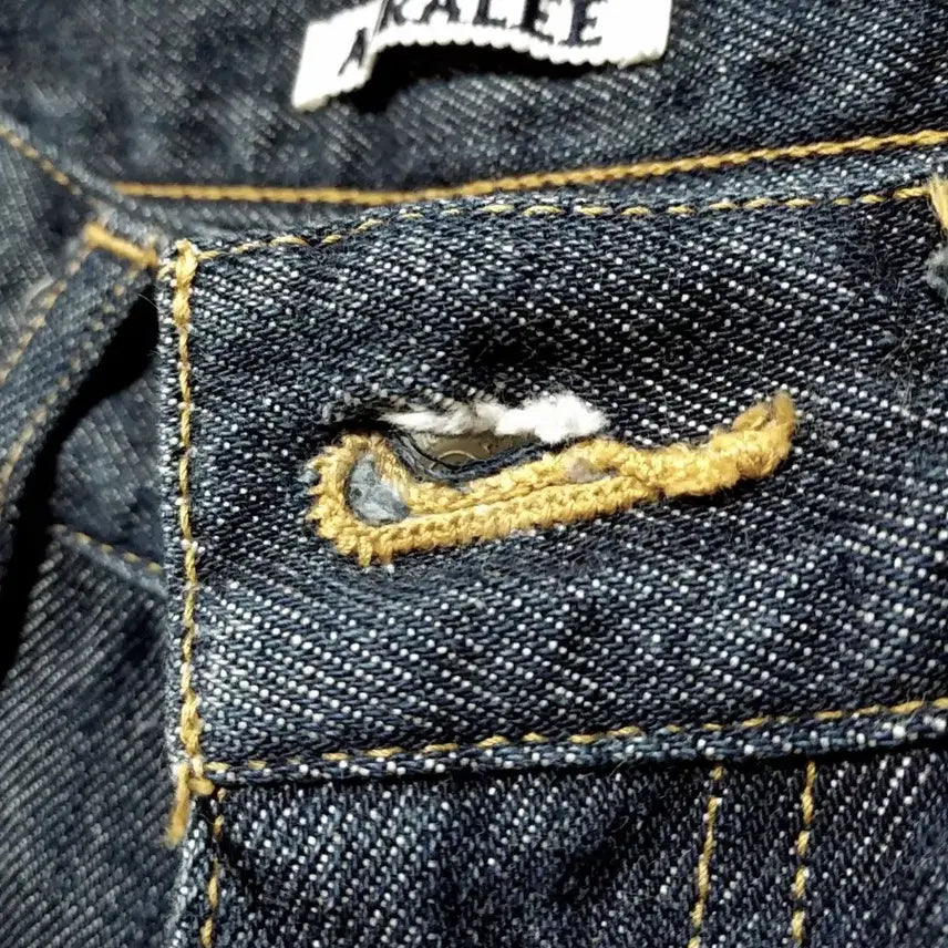 [BUNJANG] Auralee Hard Twist 5p Denim Jeans / [30] 오라리 하드트위스트 5p 데님 워싱