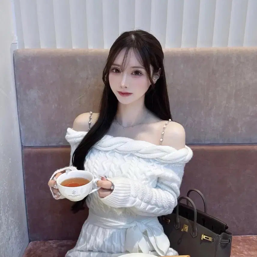 [BUNJANG] Lumignon Valentine Collection Long Strap Dress / lumignon 루미뇽 스트랩 케이블 롱 원피스 스나계