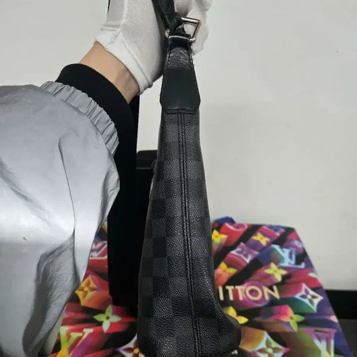 [BUNJANG] Louis Vuitton Damier Crossbody Bag / [정품] 루이비통 다미에 크로스백