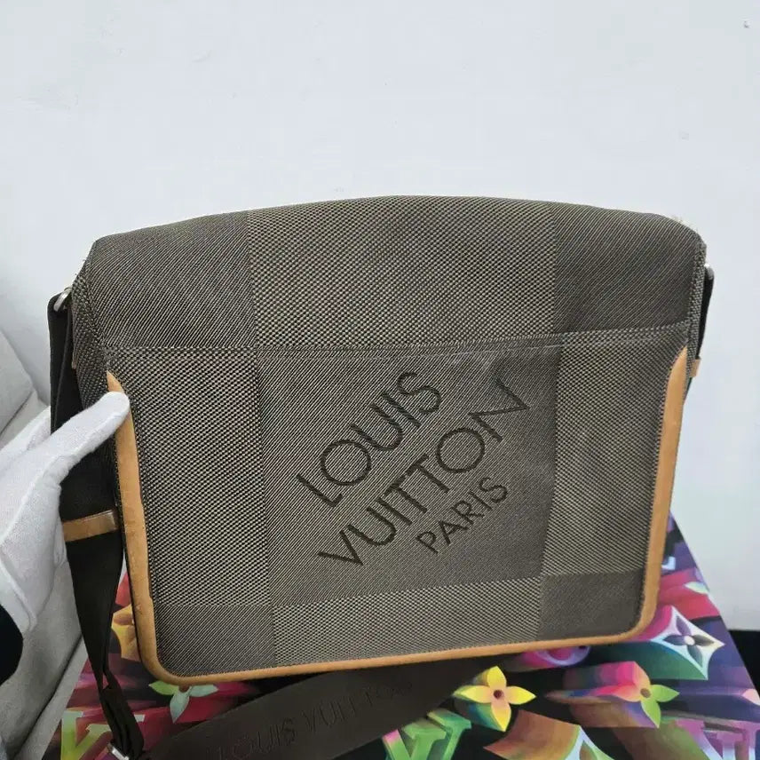[BUNJANG] Louis Vuitton Daejang Damier Crossbody Bag / [보증서 정품] 루이비통 대제앙 다미에 크로스백