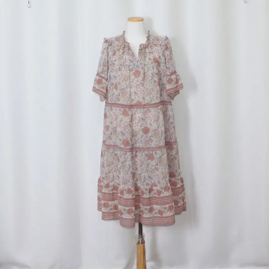 [SOLD OUT] 써스데이 아일랜드 정품 쉬폰 원피스 M 다정샵