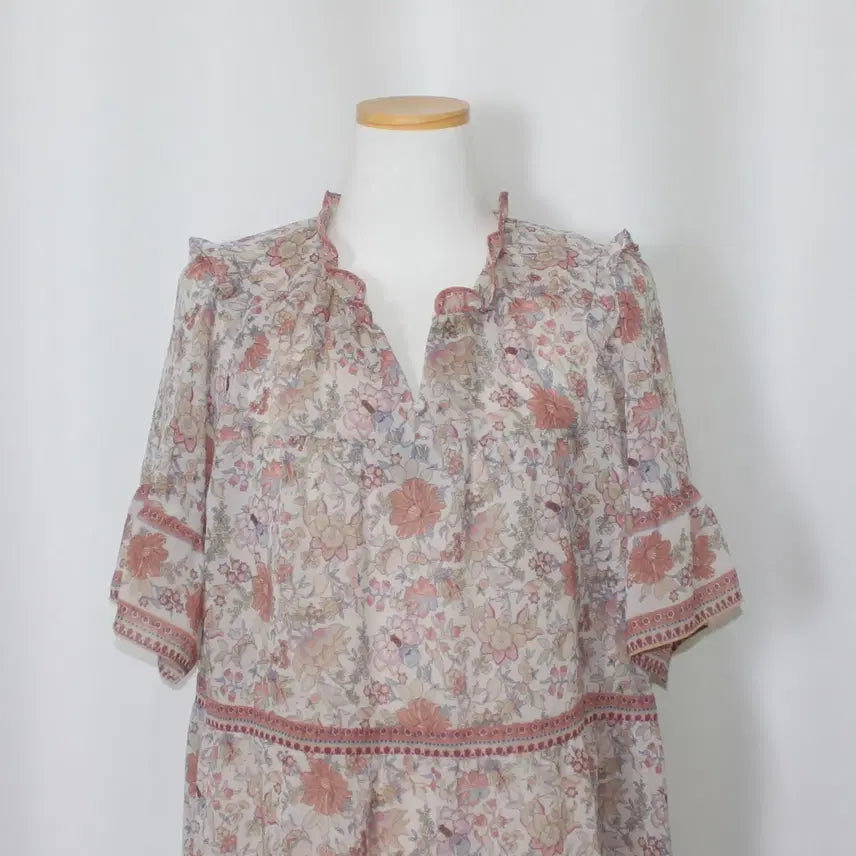 [SOLD OUT] 써스데이 아일랜드 정품 쉬폰 원피스 M 다정샵