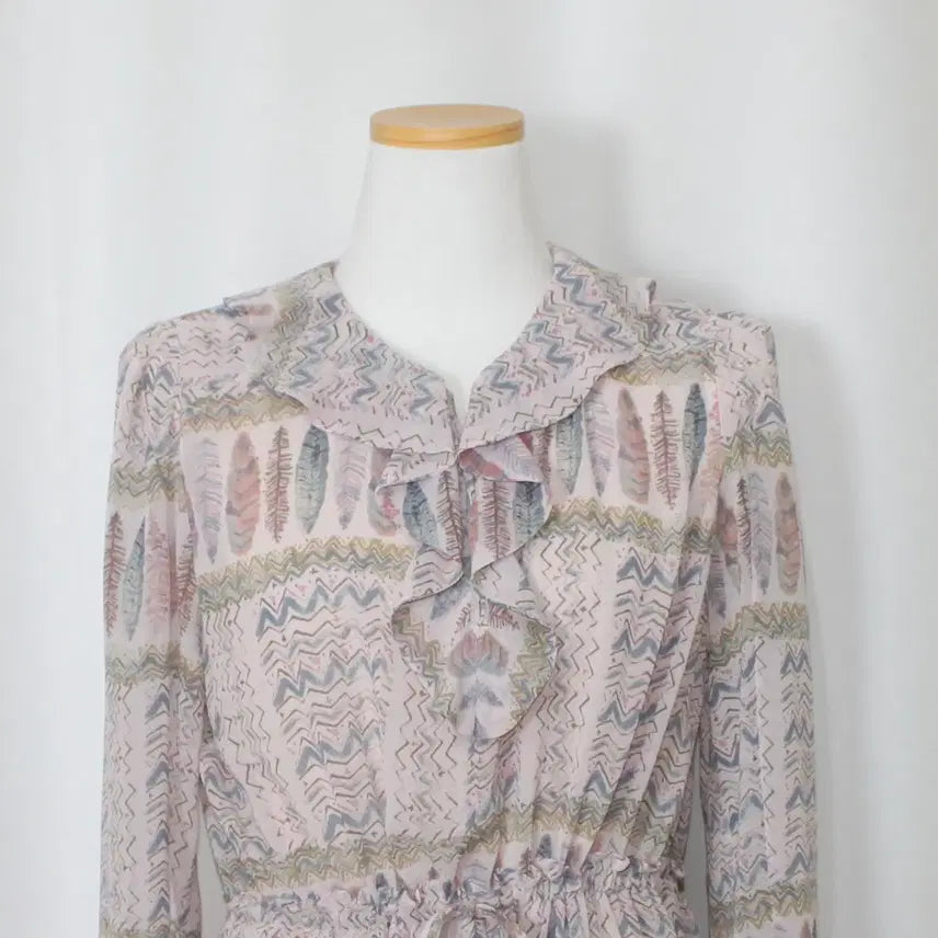 [SOLD OUT] 써스데이 아일랜드 정품 여성 쉬폰 원피스 S 다정샵