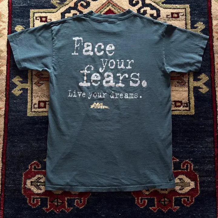 [BUNJANG] No Fear Live Your Dreams T-shirt / 90s USA No Fear Live your Dearms 티셔츠