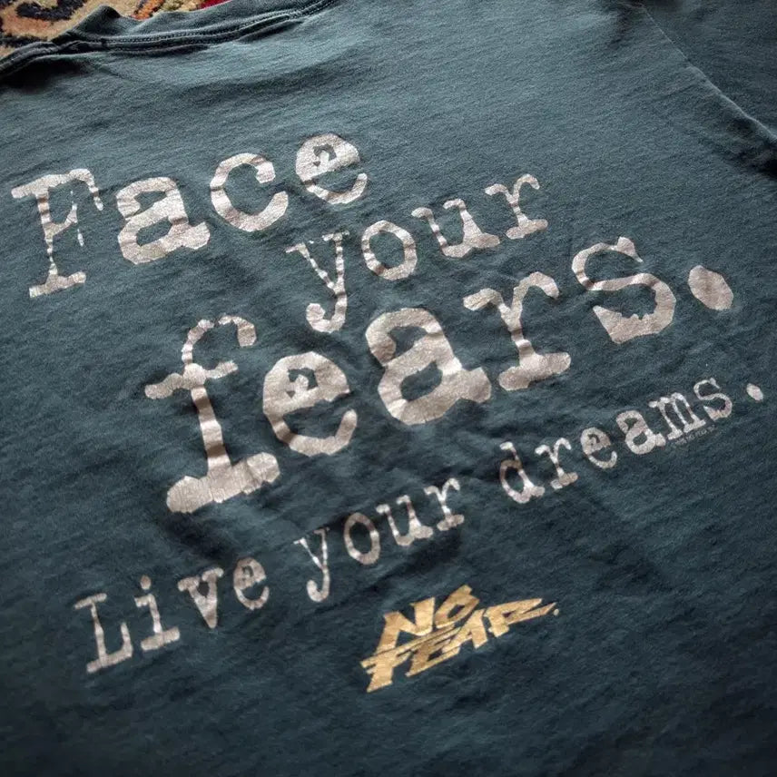 [BUNJANG] No Fear Live Your Dreams T-shirt / 90s USA No Fear Live your Dearms 티셔츠