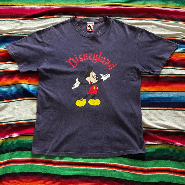 [BUNJANG] Disney Mickey Mouse Disneyland Vintage T-Shirt / 90s USA Disneyland Mickey mouse T shirt