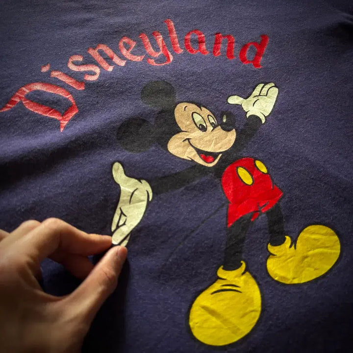 [BUNJANG] Disney Mickey Mouse Disneyland Vintage T-Shirt / 90s USA Disneyland Mickey mouse T shirt