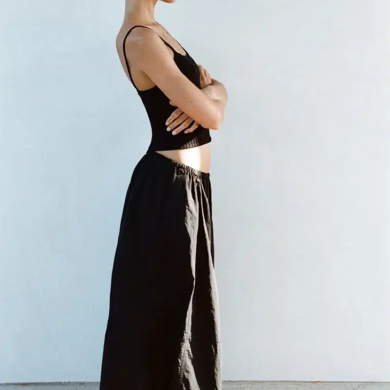[BUNJANG] ZARA Balloon Skirt Black / 자라 벌룬 스커트 블랙