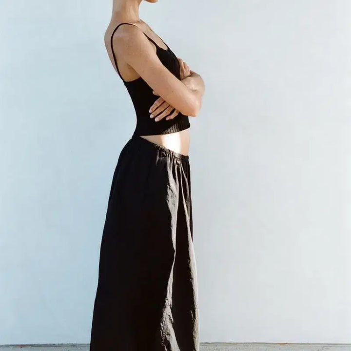 [BUNJANG] ZARA Balloon Skirt Black / 자라 벌룬 스커트 블랙