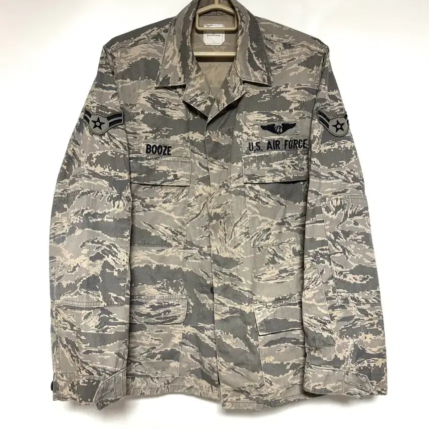 [BUNJANG] U.S. Air Force Camo Military Uniform Top / 미공군 U.S. AIR FORCE 카모 군복 상의 105-110