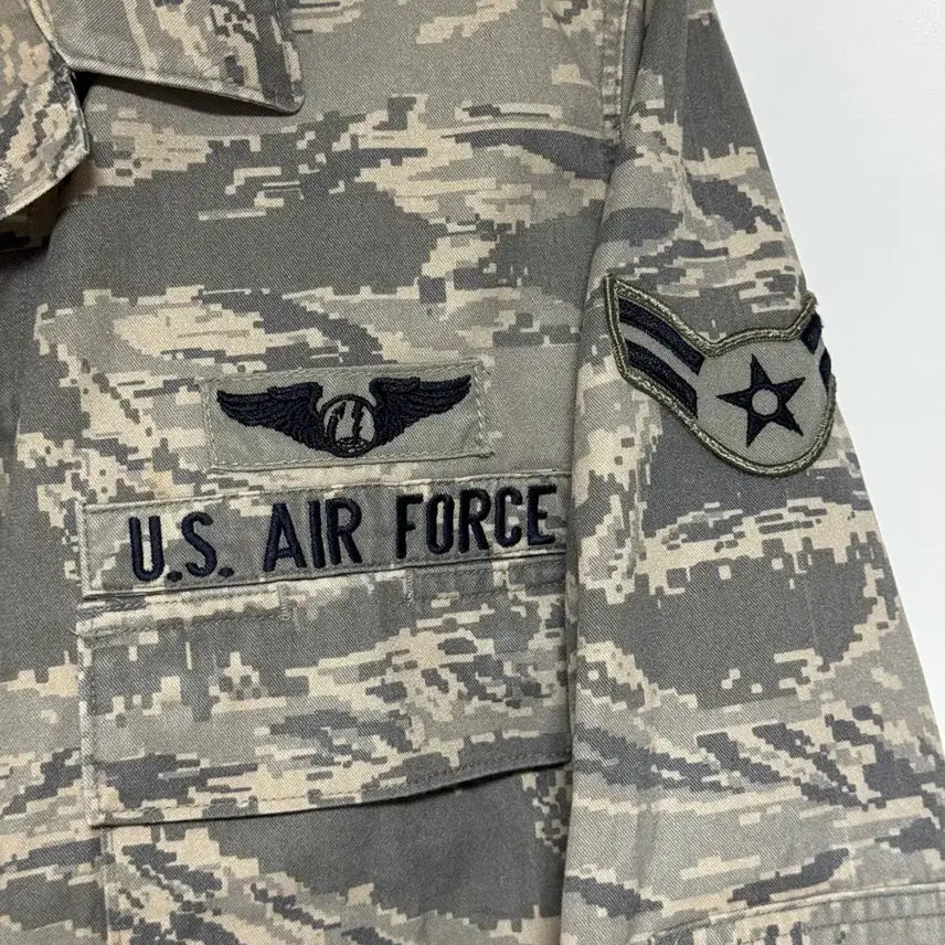 [BUNJANG] U.S. Air Force Camo Military Uniform Top / 미공군 U.S. AIR FORCE 카모 군복 상의 105-110