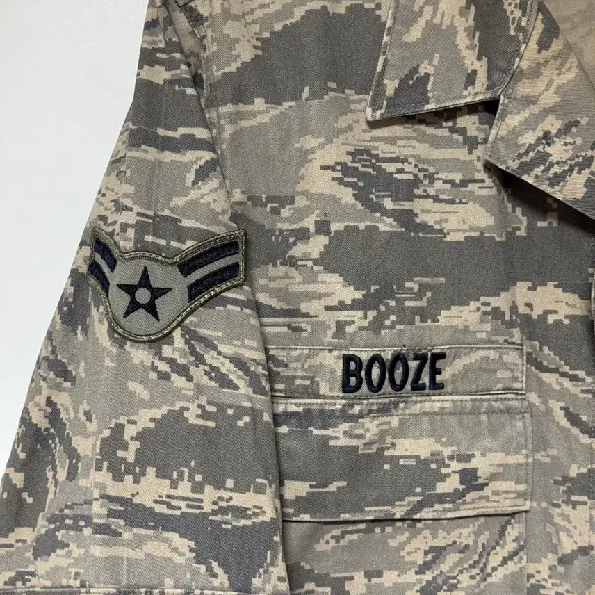 [BUNJANG] U.S. Air Force Camo Military Uniform Top / 미공군 U.S. AIR FORCE 카모 군복 상의 105-110