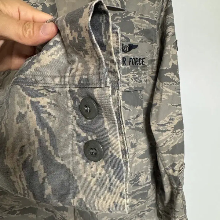 [BUNJANG] U.S. Air Force Camo Military Uniform Top / 미공군 U.S. AIR FORCE 카모 군복 상의 105-110