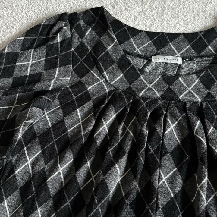 [BUNJANG] AVV Standard Vintage Check One-Piece Top / 일본빈티지 avv standard 체크 원피스 탑