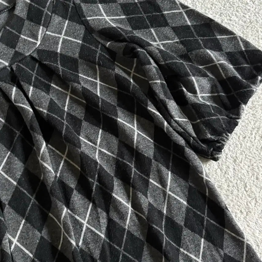 [BUNJANG] AVV Standard Vintage Check One-Piece Top / 일본빈티지 avv standard 체크 원피스 탑