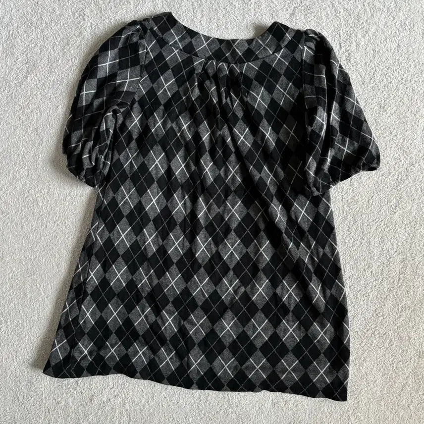 [BUNJANG] AVV Standard Vintage Check One-Piece Top / 일본빈티지 avv standard 체크 원피스 탑